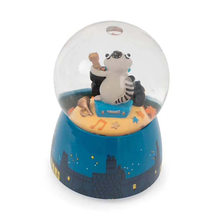 Διακοσμητική Χιονόμπαλα με μουσική Les Moustaches - Moulin Roty