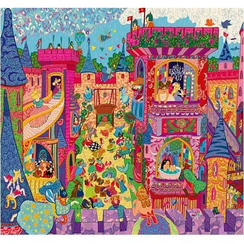 Παιδικό puzzle Νεραϊδόκαστρο  5 έως 7 ετών - 54 τμχ Djeco