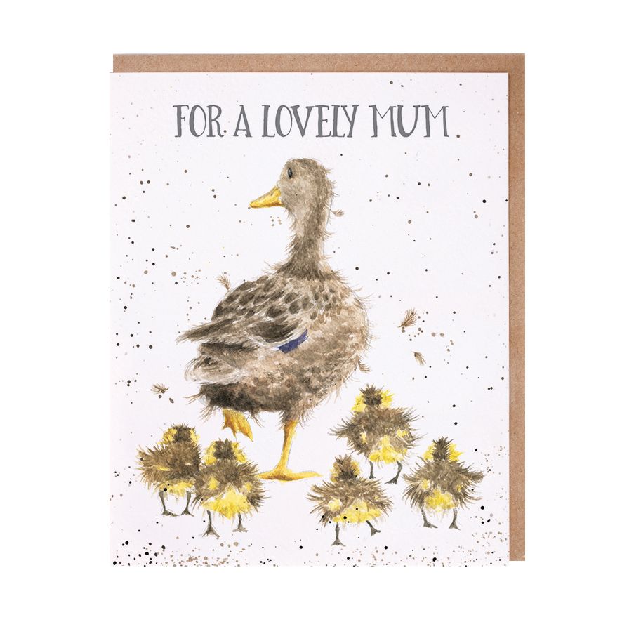 Lovely Mum Duck Birthday Card