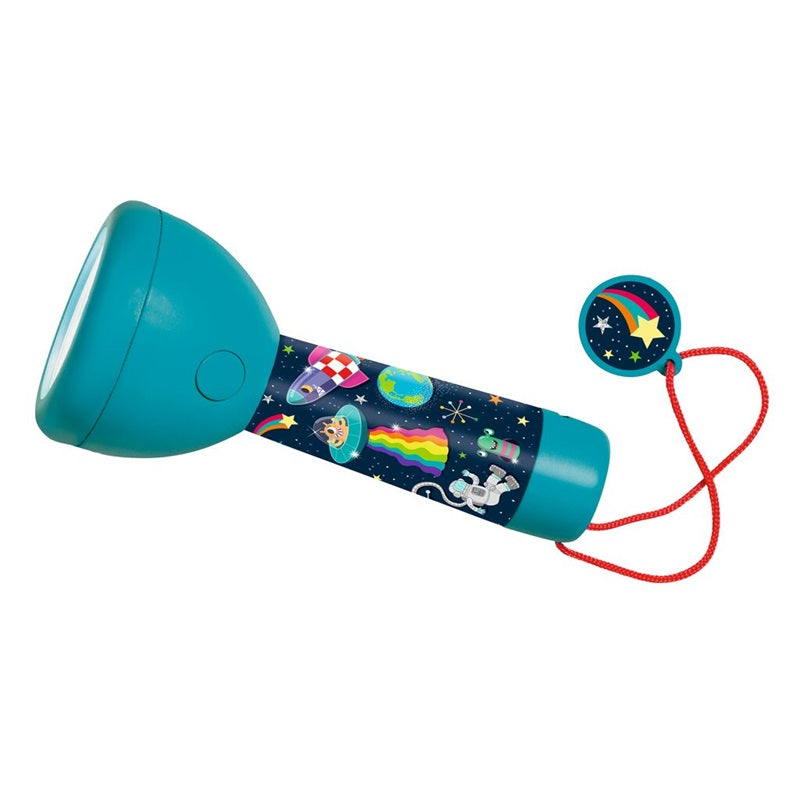 Παιδικό φακός 4LED Διάστημα 14.5x6.8x6.8εκ. Moses