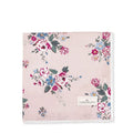 Cotton napkin with lace Inge-Marie pale pink 40cm