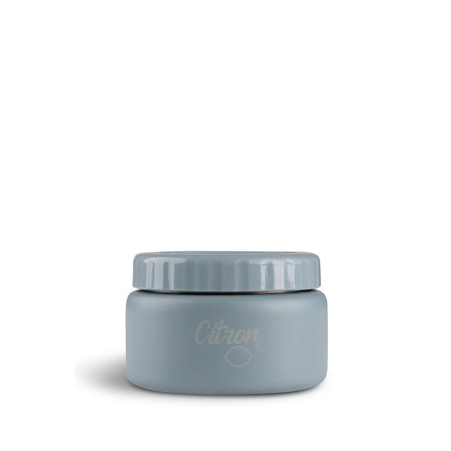 Insulated food jar 250ml Dusty Blue- Citron
