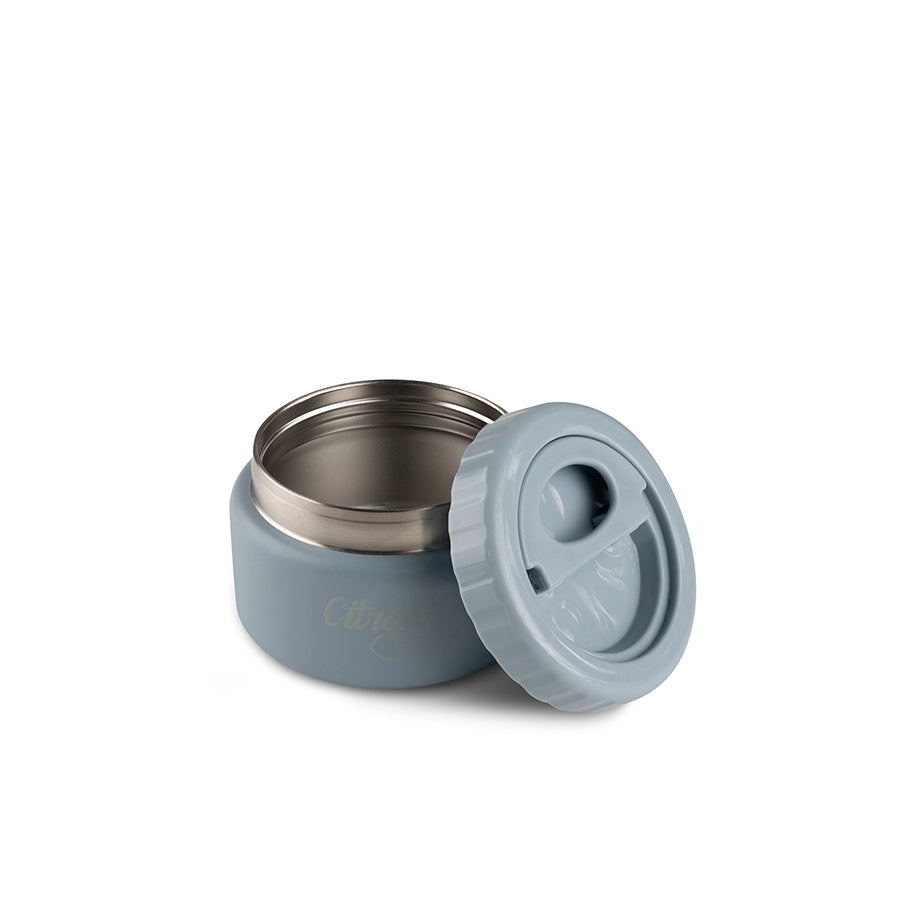 Insulated food jar 250ml Dusty Blue- Citron