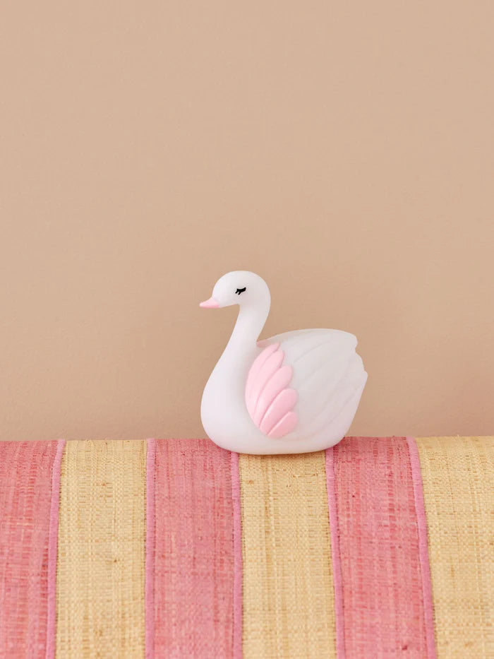 Παιδικό Φωτιστικό Led Κύκνος με μπαταρία 9x8.5x7.5cm Rice