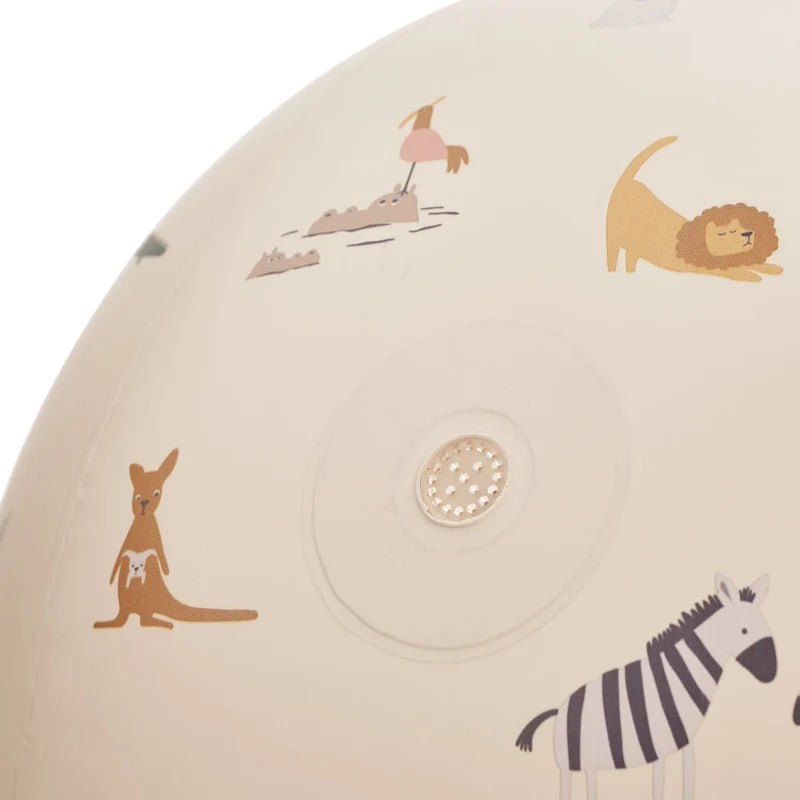 Kid's inflatable ball with sprinkler Luis All Together/Sandy - Liewood 60cm