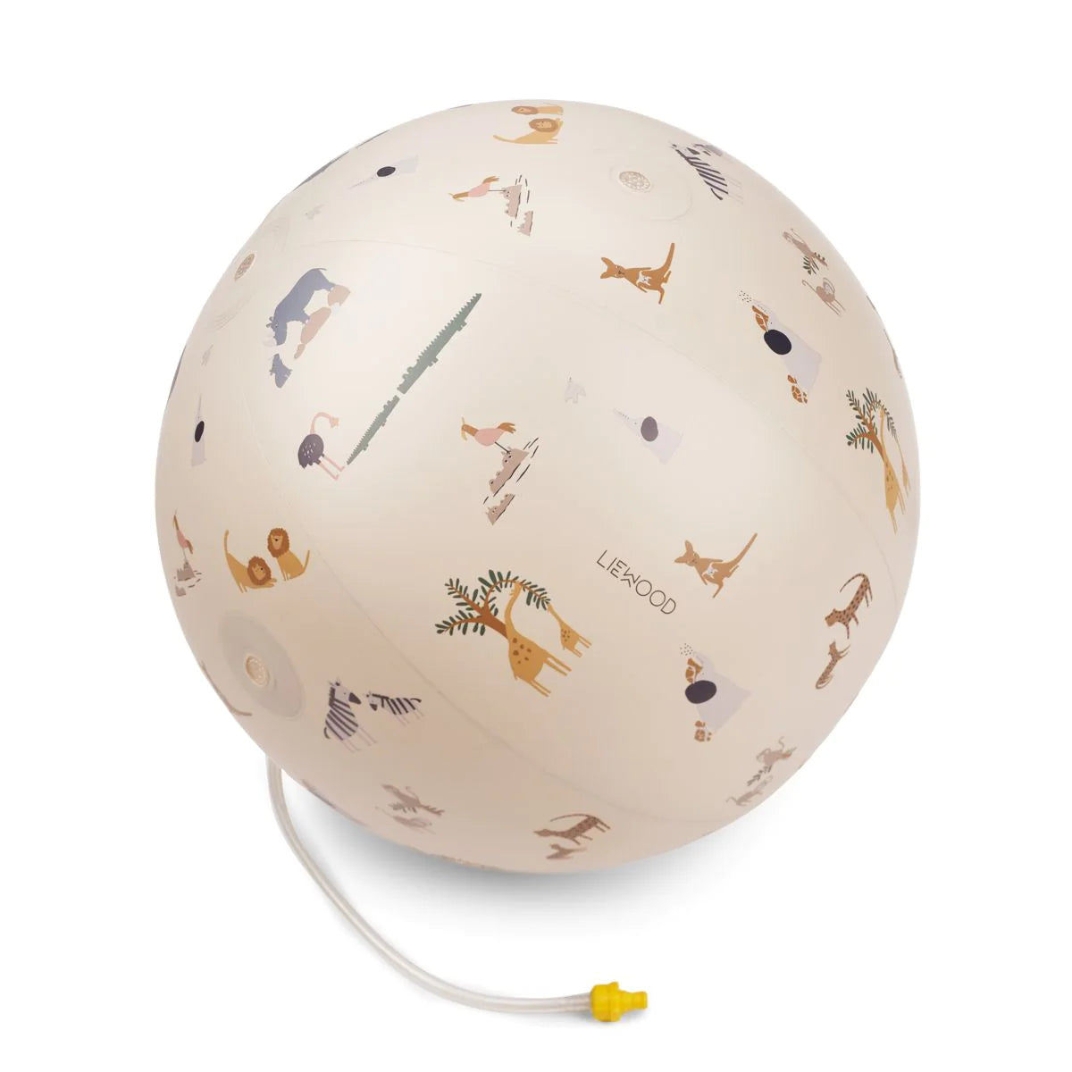 Kid's inflatable ball with sprinkler Luis All Together/Sandy - Liewood 60cm