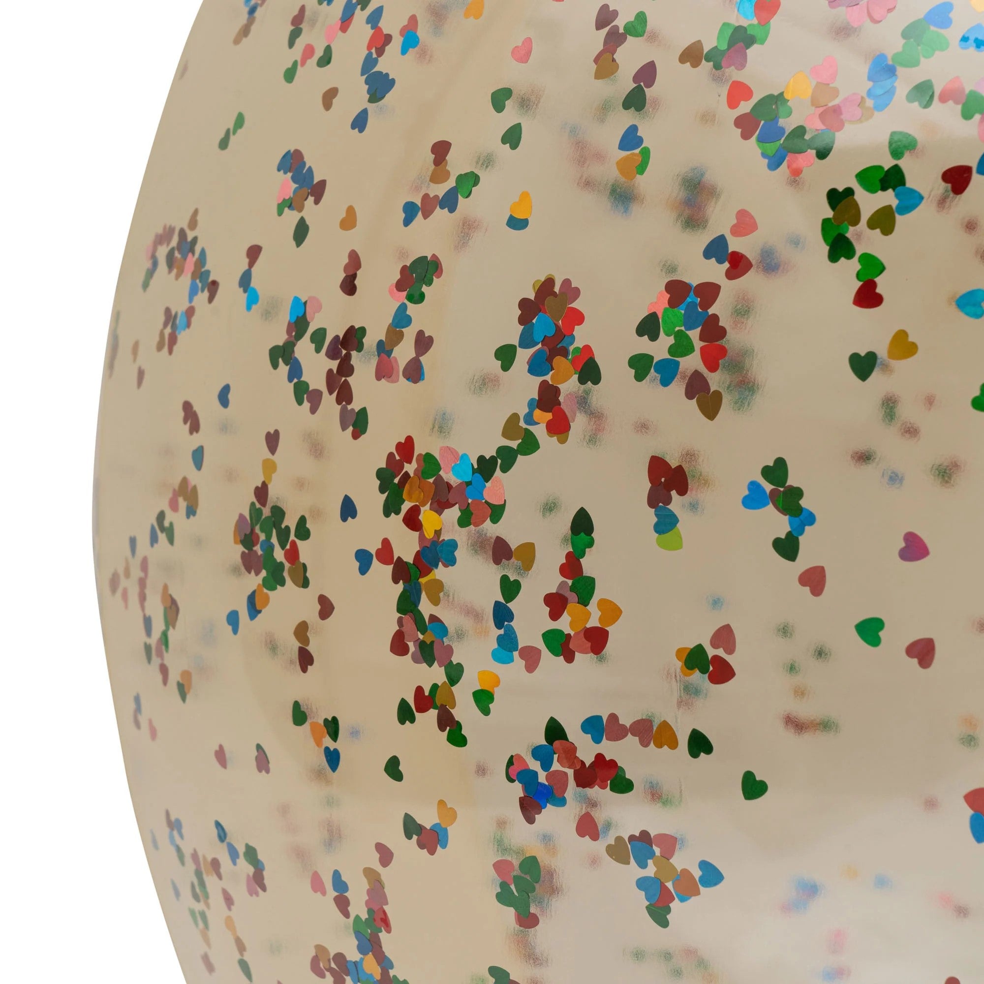 Μεγάλη φουσκωτή μπάλα θαλάσσης 65cm - Transparent Cream Konges Slojd