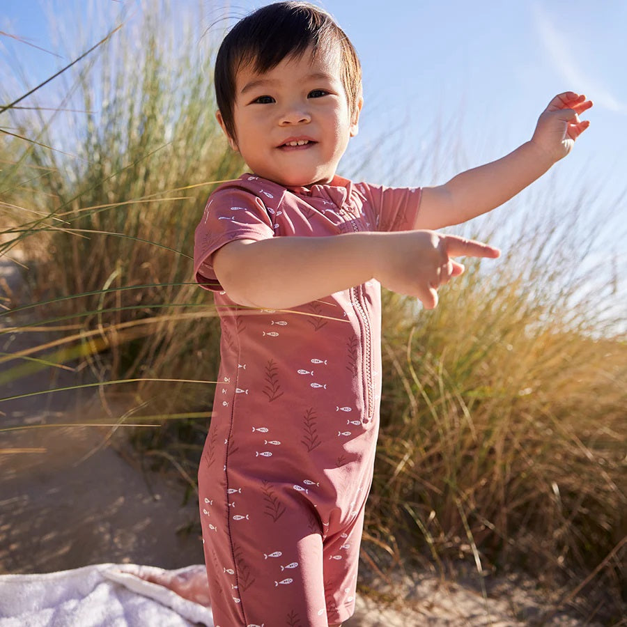 Παιδικό ολόσωμο μαγιό με προστασία UV50-Fresk Ocean Amber-3M-7Y