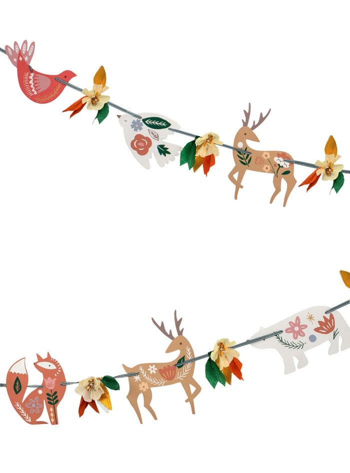 Decorative Garland Folk Woodland-3m