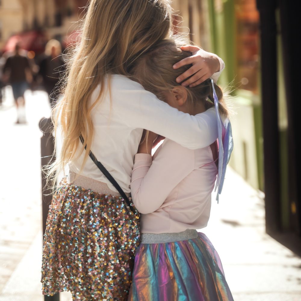 Children's tutu skirt rose gold 4-6 years Great Pretenders