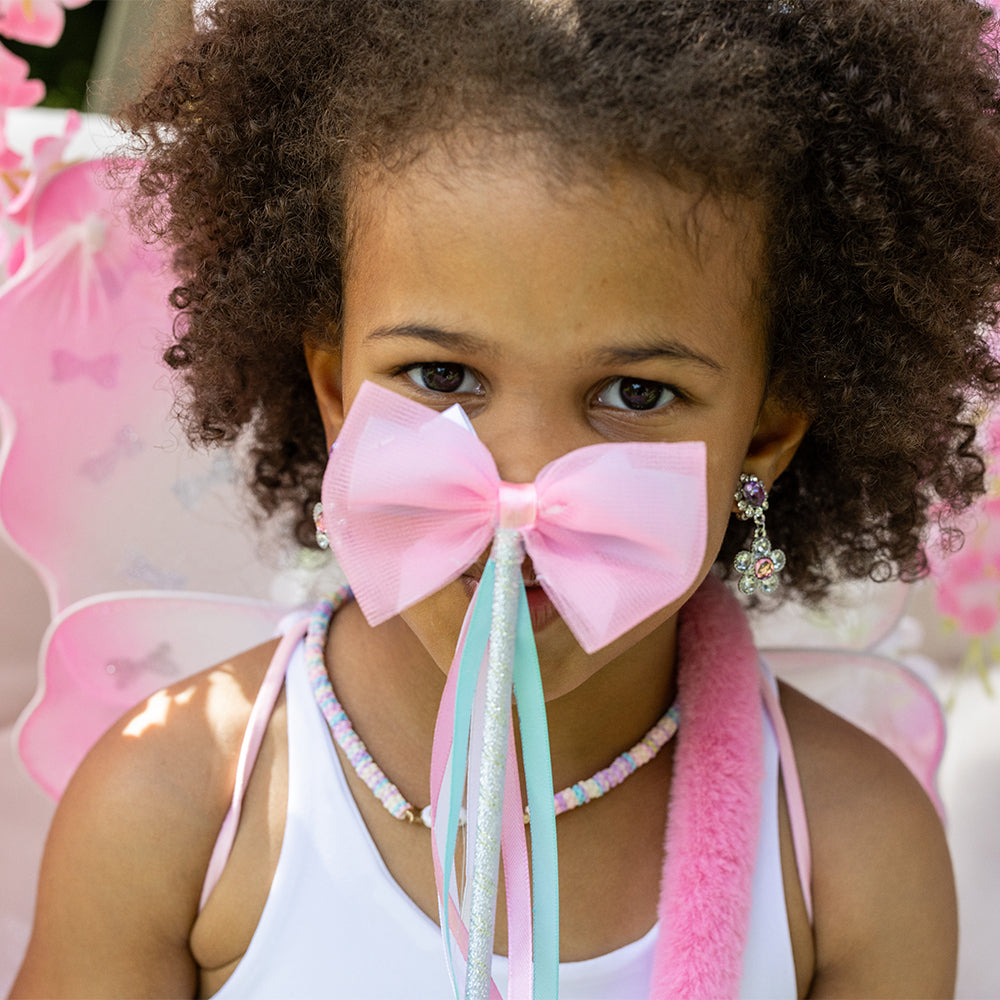 Παιδική στολή 'ροζ-μέντα Πεταλούδα' με φτερά και ραβδί 4-6 ετών Great Pretenders