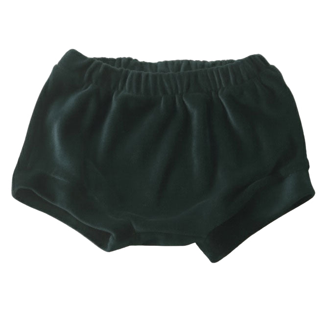 Baby bloomers shorts in velvet green 0-5 years