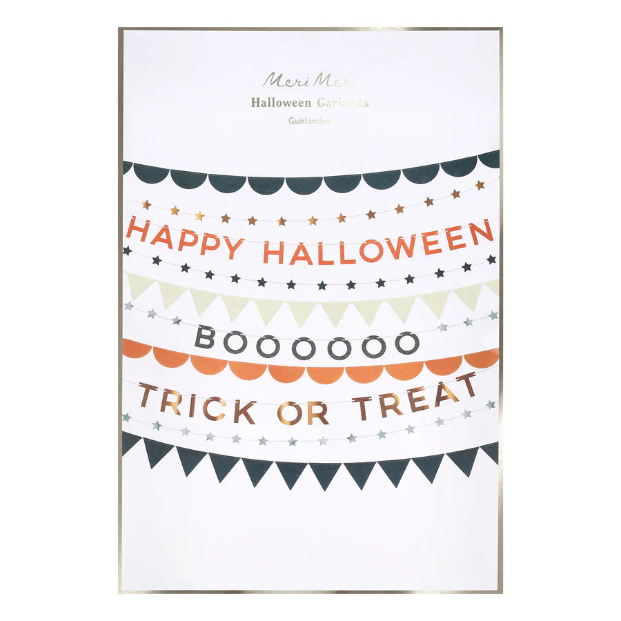 Διακοσμητικές Χάρτινες Γιρλάντες Halloween σετ 10 τμχ