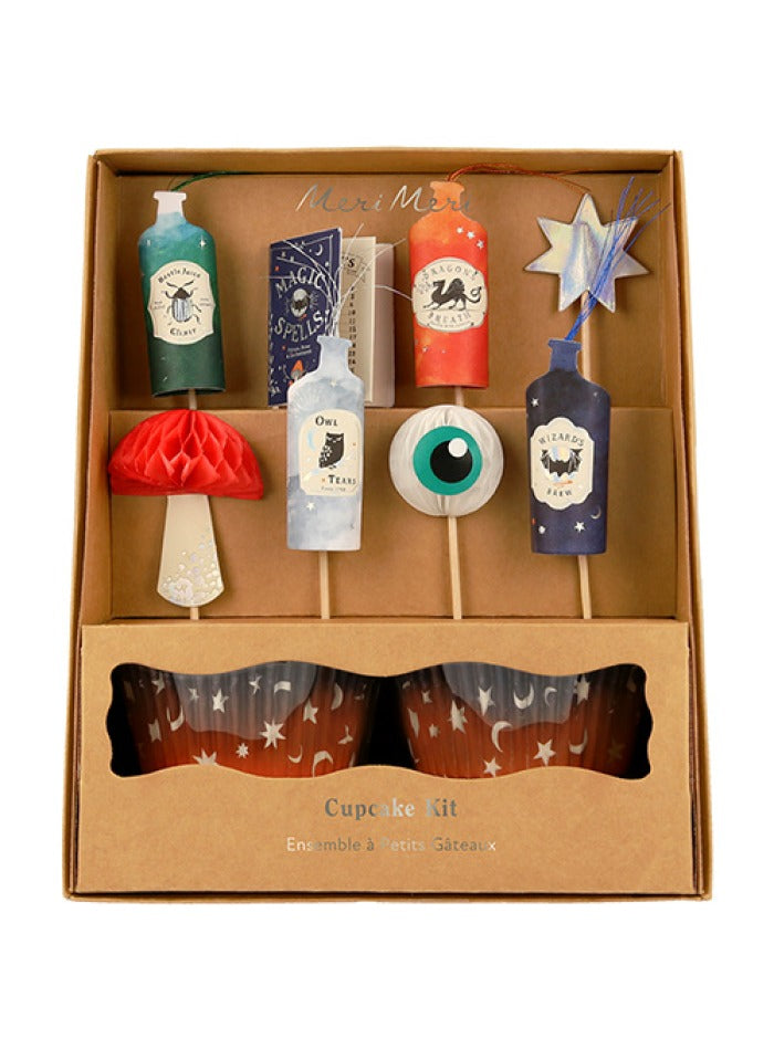 Set of 24 Halloween Making Magic Cupcake Kits - Meri Meri