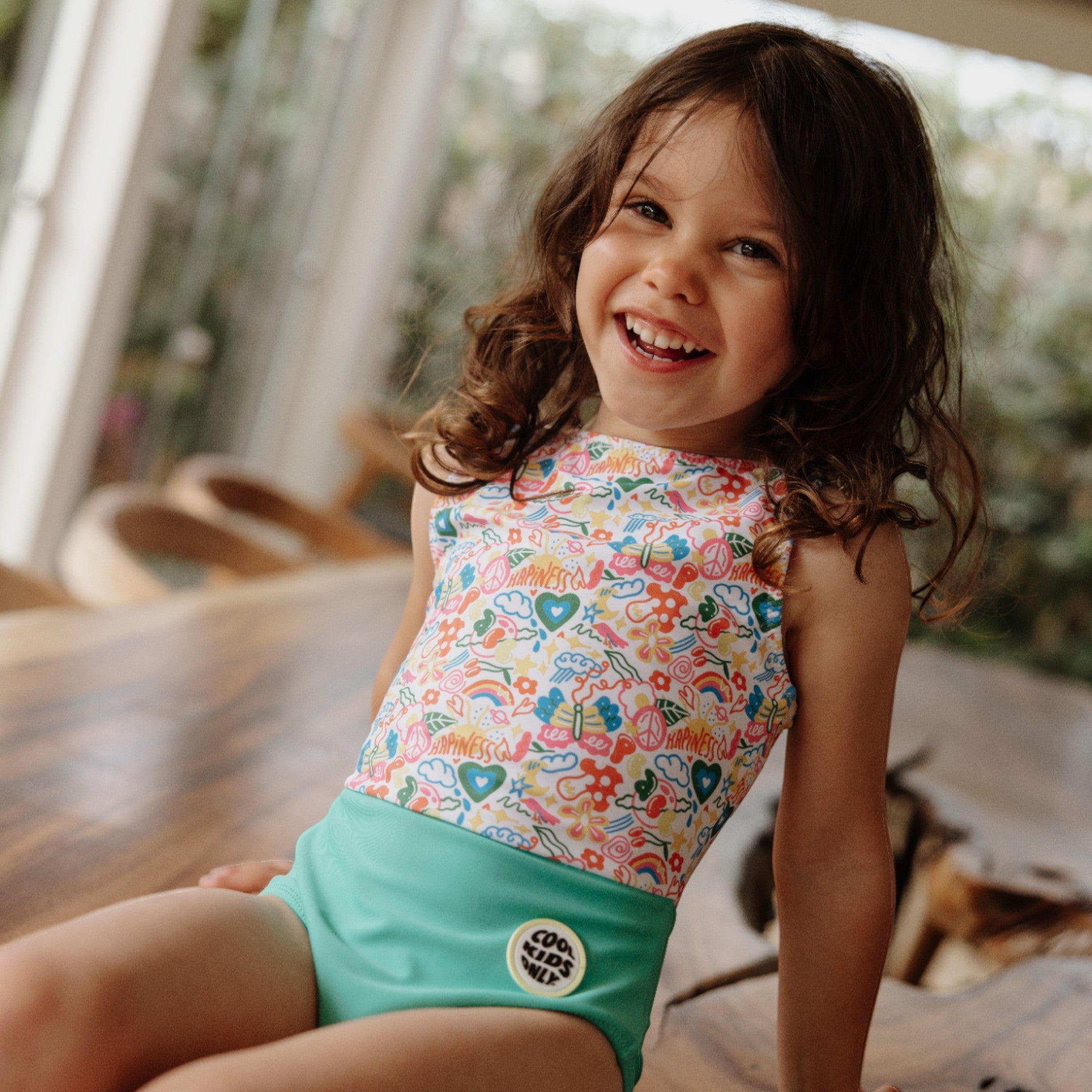 Παιδικό ολόσωμο μαγιό Happiness 3-8Y Hello Hossy