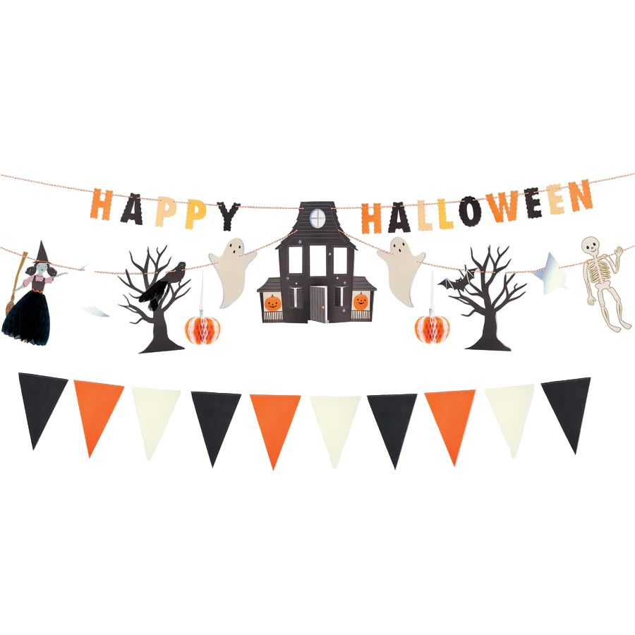 Happy Halloween Large Garland set