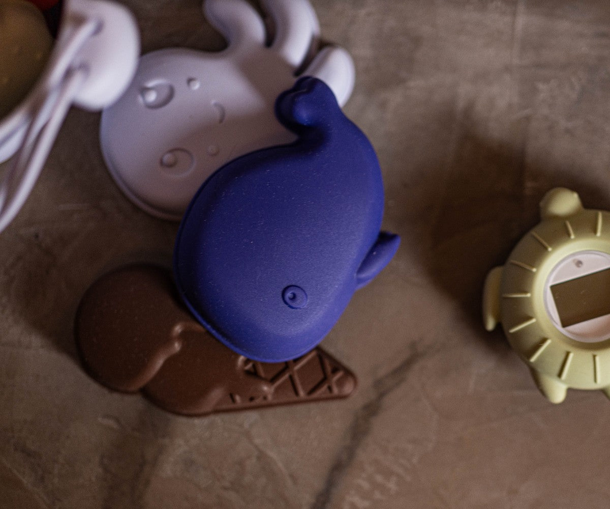 Σετ Καλούπια από σιλικόνη μακράς διάρκειας 5 τμχ Blue mix Filibabba