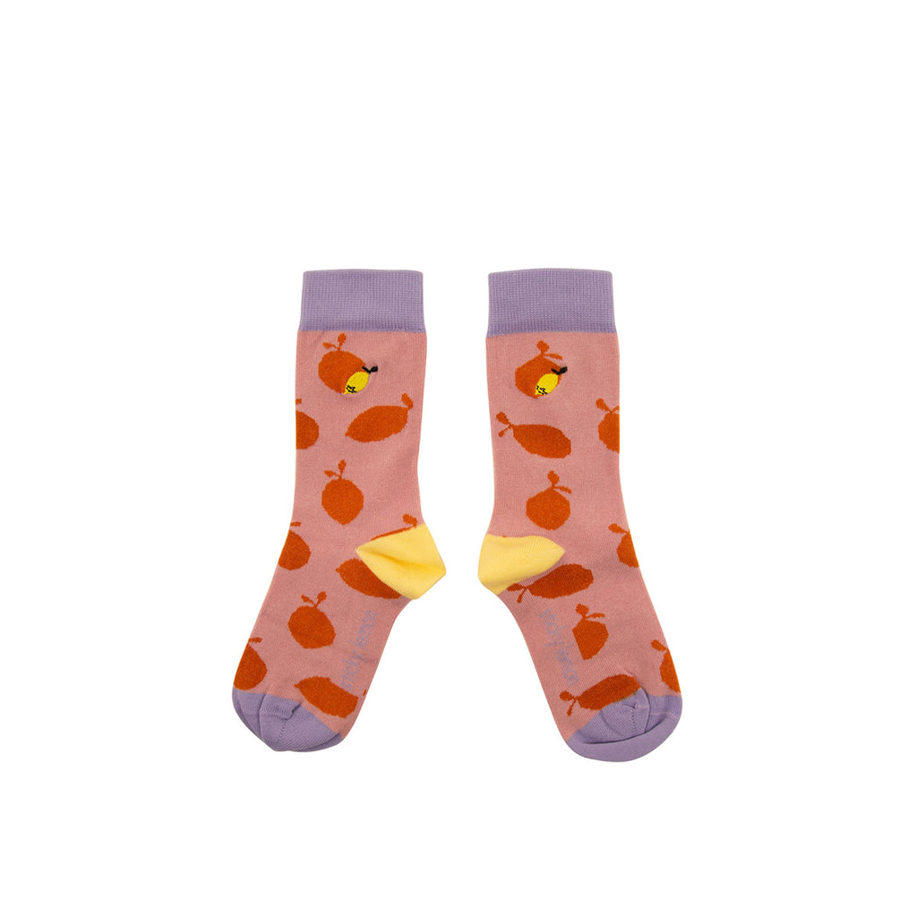 Βαμβακερές κάλτσες lemon farmhouse νούμερα από 22 έως 41 Sticky Lemon