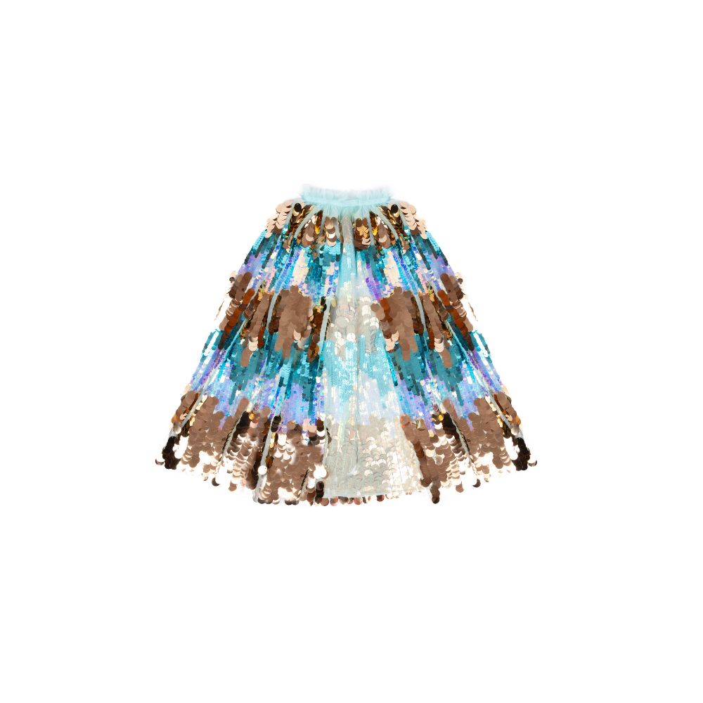 Παιδική στολή κάπα με παγιέτες Γοργόνα 4-6 ετών Great Pretenders