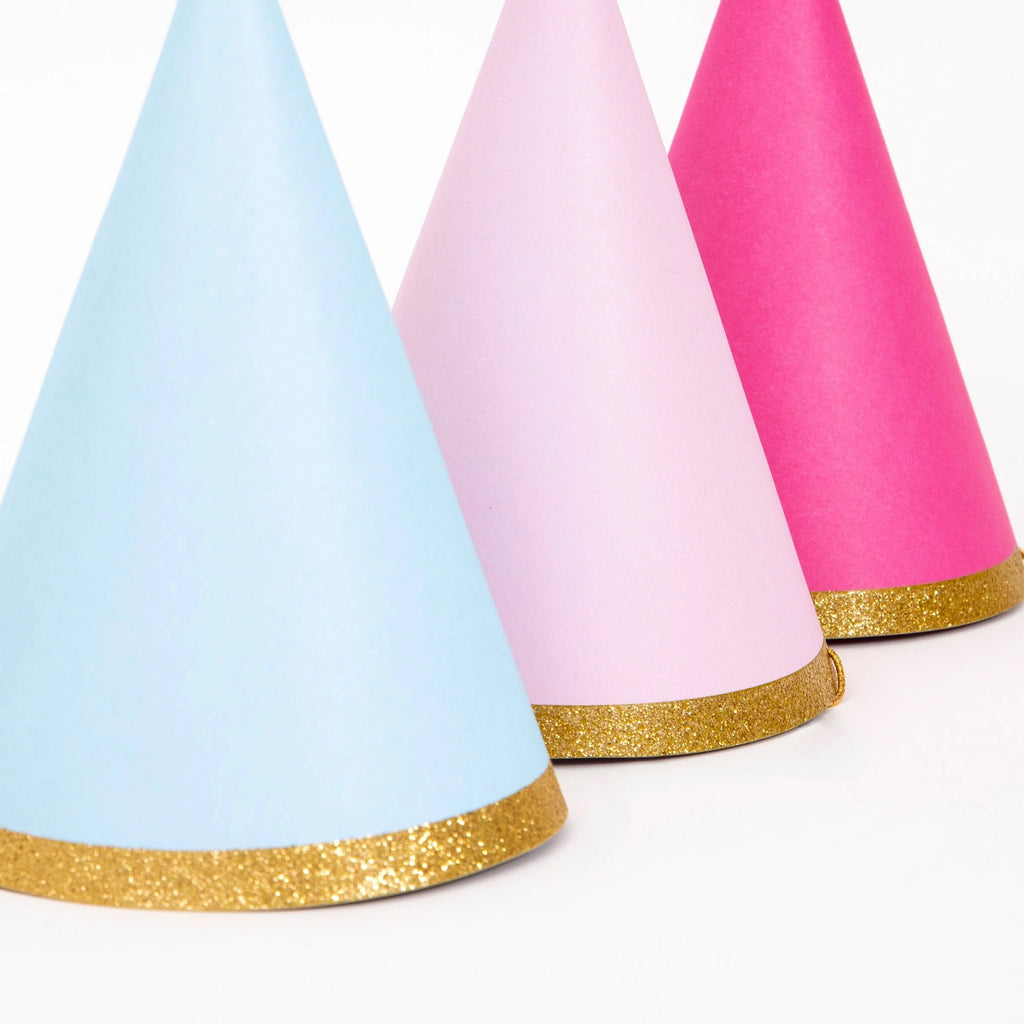 Meri Meri toot sweet party hats (set of 8)