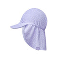Kid's UV Sun Cap Lilac Leopard 0-4Υ Swim Essentials