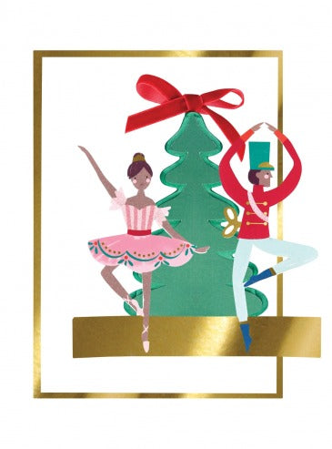 Xmas 3d card Nutcracker Ballet