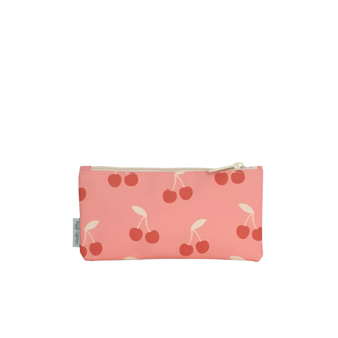 Κασετίνα Cherries pink 21x11cm Studio Ditte