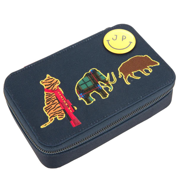 Pencil box filled Tartans 20x12,5x7cm Jeune Premier