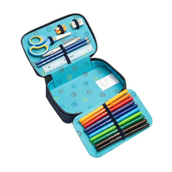 Παιδική Σχολική Κασετίνα με γραφική ύλη Boxing Tiger 20x12,5x7cm Jeune Premier