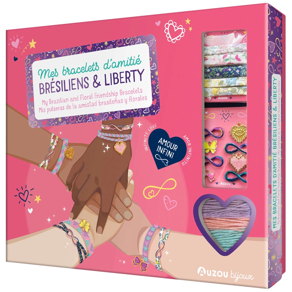 The Jewellery Factory (big DIY Kit) - My Brazilian and Floral Friendship Bracelets 6Y+ Auzou