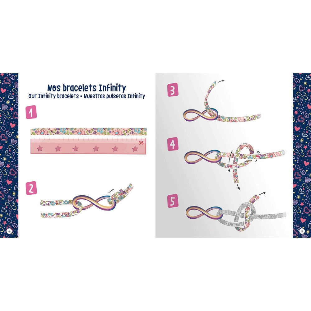 The Jewellery Factory (big DIY Kit) - My Brazilian and Floral Friendship Bracelets 6Y+ Auzou