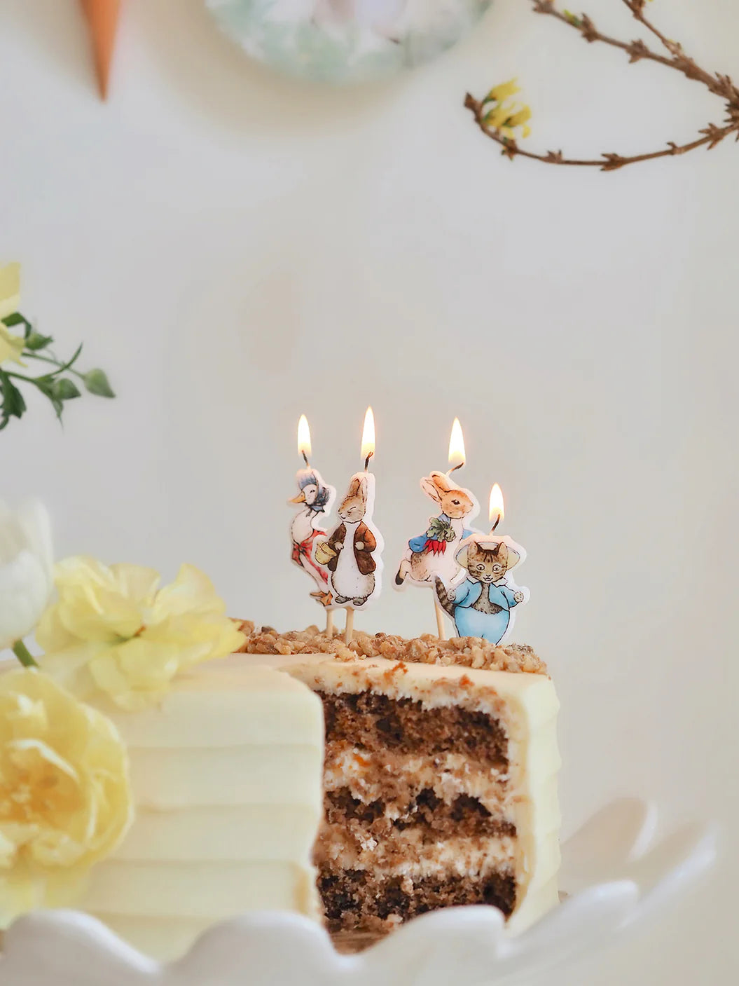 Peter Rabbit In The Garden Candles (4pcs)