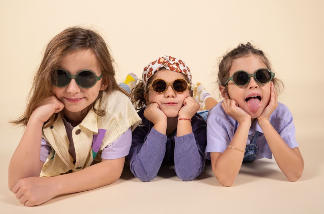 KiETLA: Woam Sunglasses 4-6 and 6-16Years Bottle Green