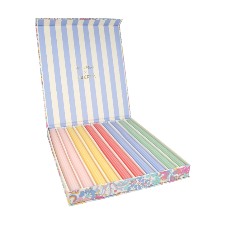 Meri Meri Liberty Rainbow Garden Candle box set 10 pcs
