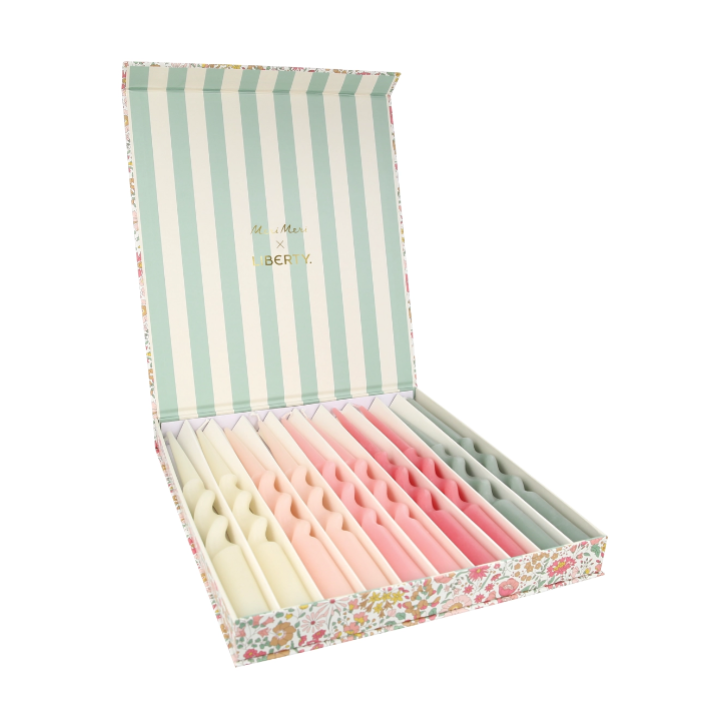 Meri Meri Liberty Wharfedale Candle box set 10 pcs