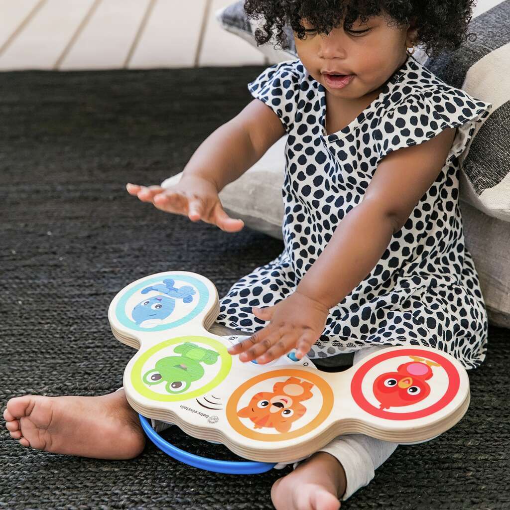 Wooden Magic Touch Drums 6M+ Hape Kids