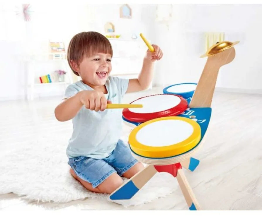 Wooden Drums Set Rock & Rhythm Band 3Y+