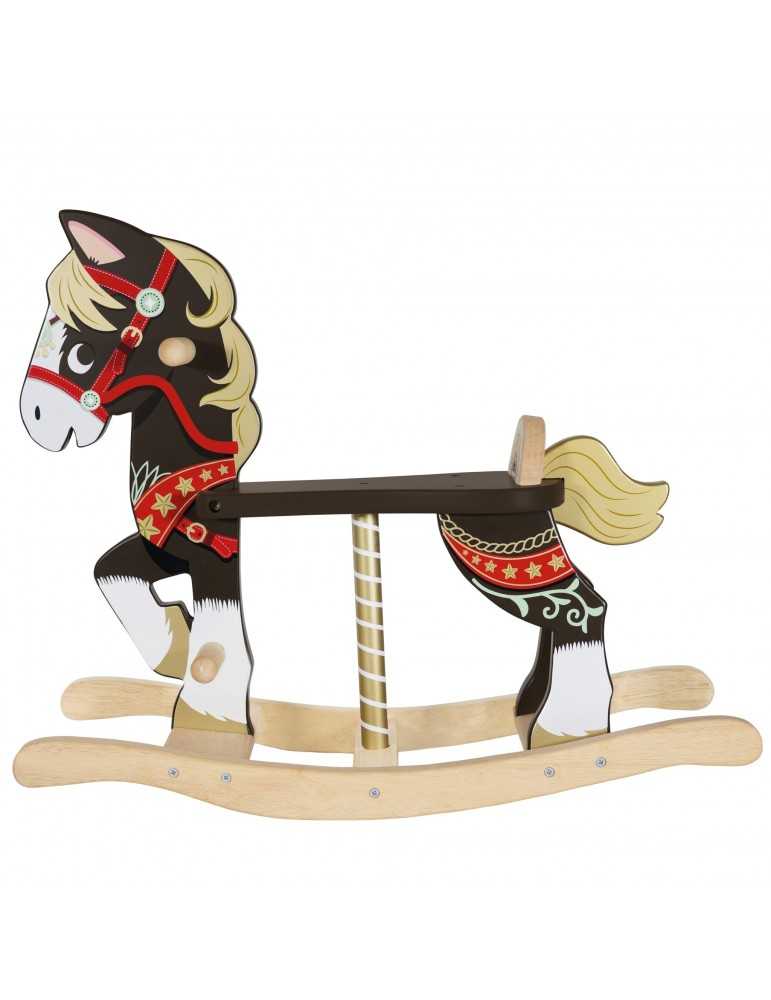 Le toy Van - Wooden rocking toy Horse 12 months+ 65x24x53cm