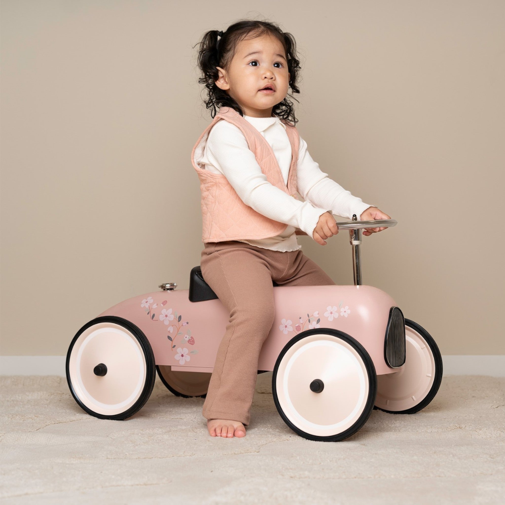 Παιδικό αυτοκίνητο retro ride-on 45x25x87εκ. 2ετών+ Little Dutch