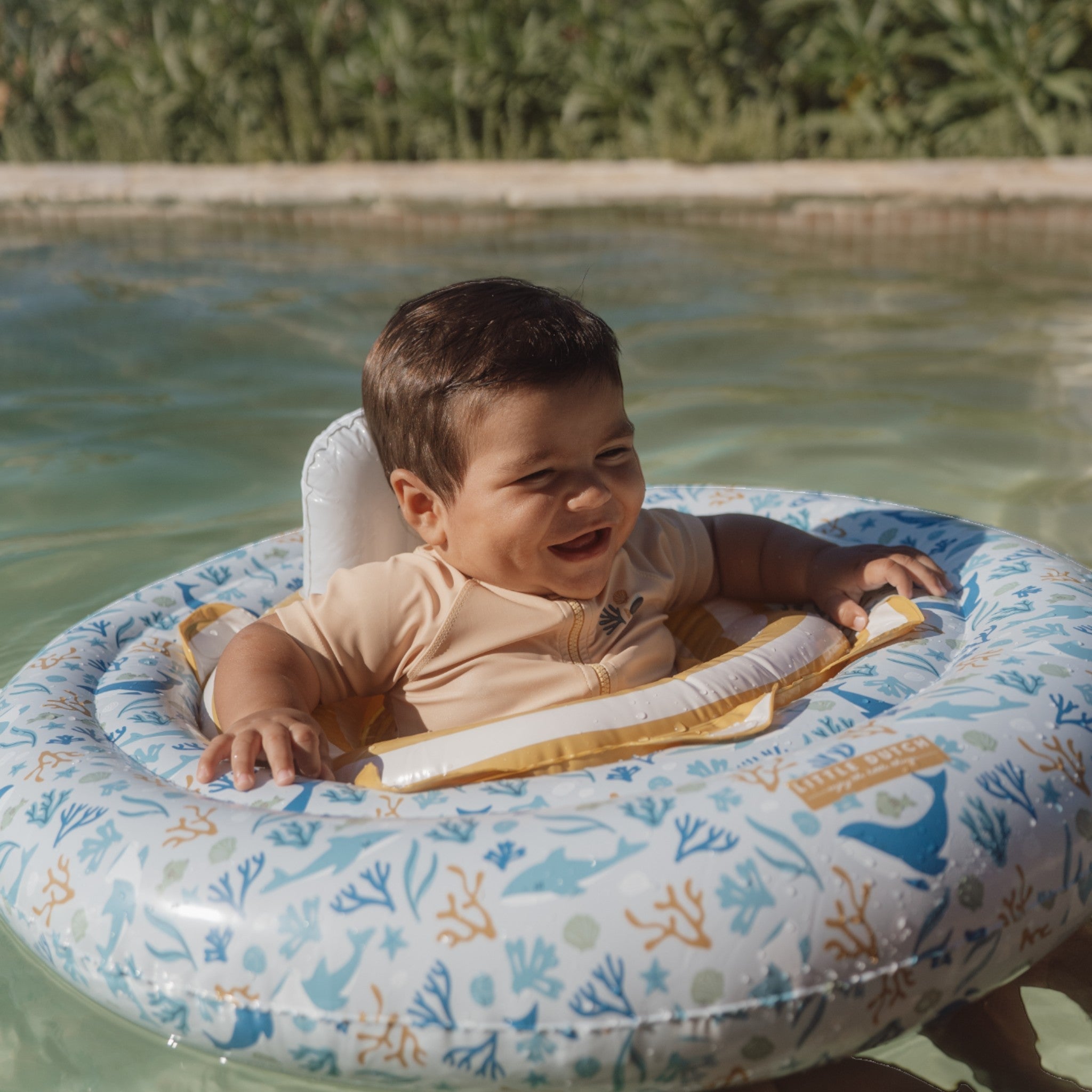 Baby swimming ring Ocean Dreams Blue 6-12months Little Dutch 