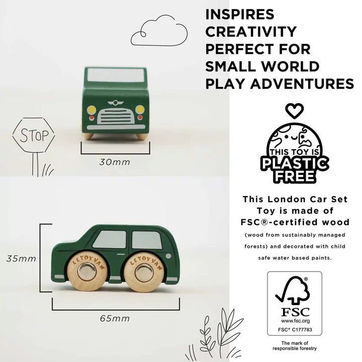 Le toy Van - London car set 3+