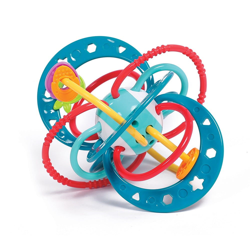 Baby teething ball toy - chew toy Planets 10 months+ Ludi