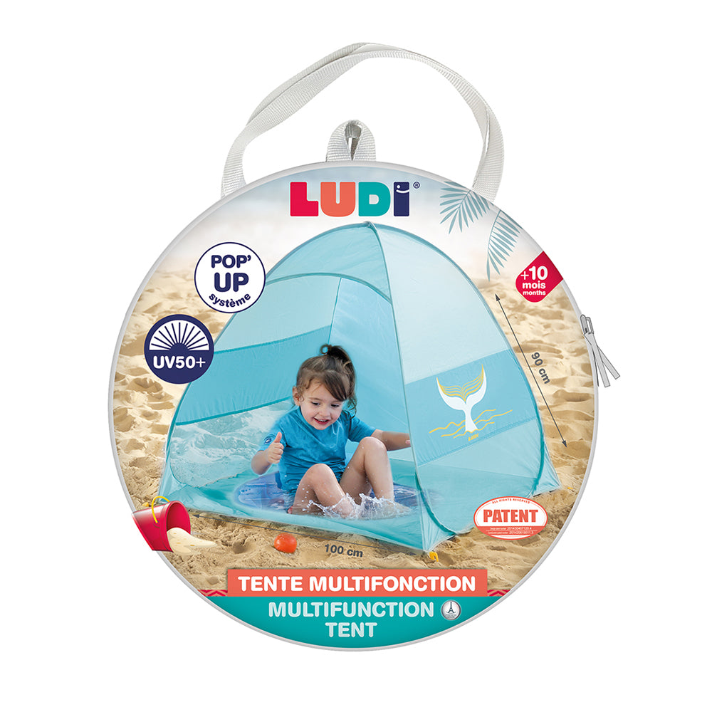 Ludi pop-up baby tent with pool and UV50+ 10+months