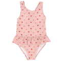 Crossed One-Piece Costume with Ruffles UPF 50+ 18-24 months Strawberries Monnëka size xs