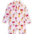 Baby One-Piece Swimsuit Ice Cream 3-24M-Organic Cotton