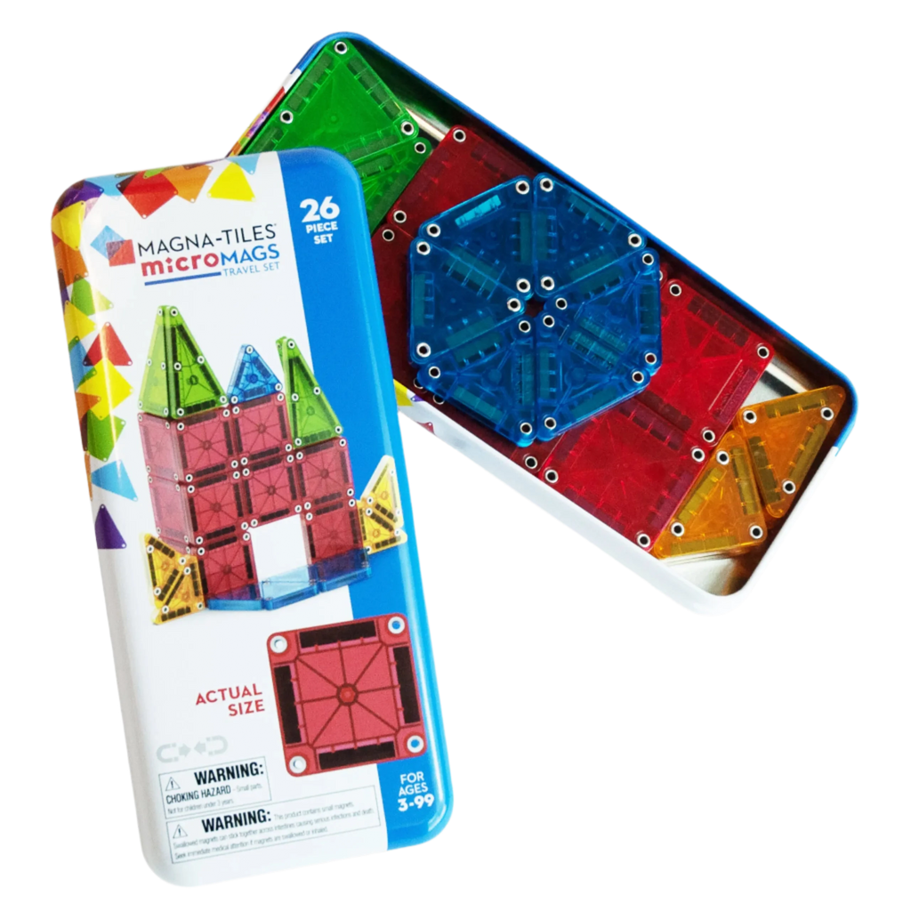 Μαγνητικό Παιχνίδι microMAGS Travel Set 26 Κομμάτια 3ετών+ Magna Tiles 244026