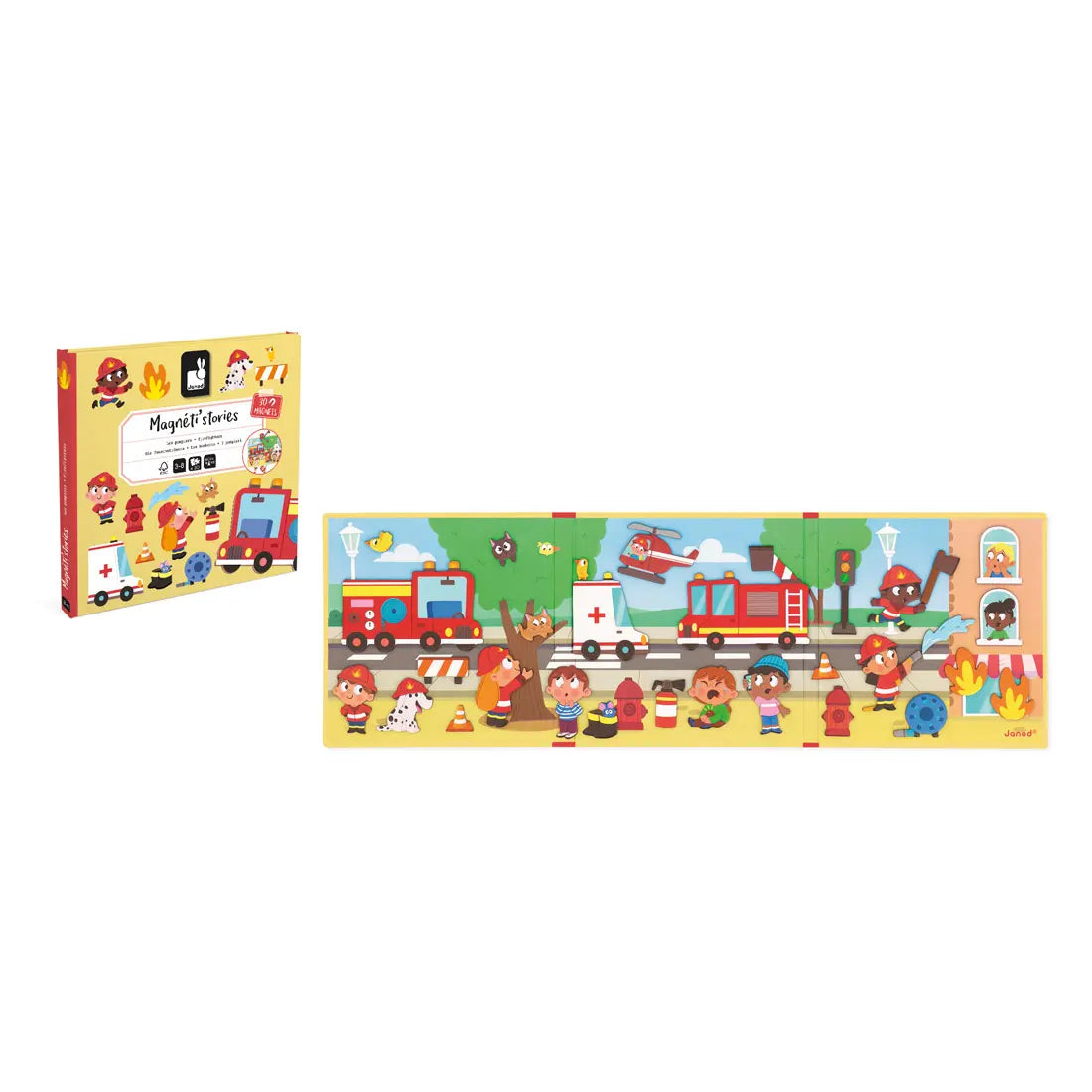Μαγνητικό  παιχνίδι Πυροσβέστες 3+ Janod