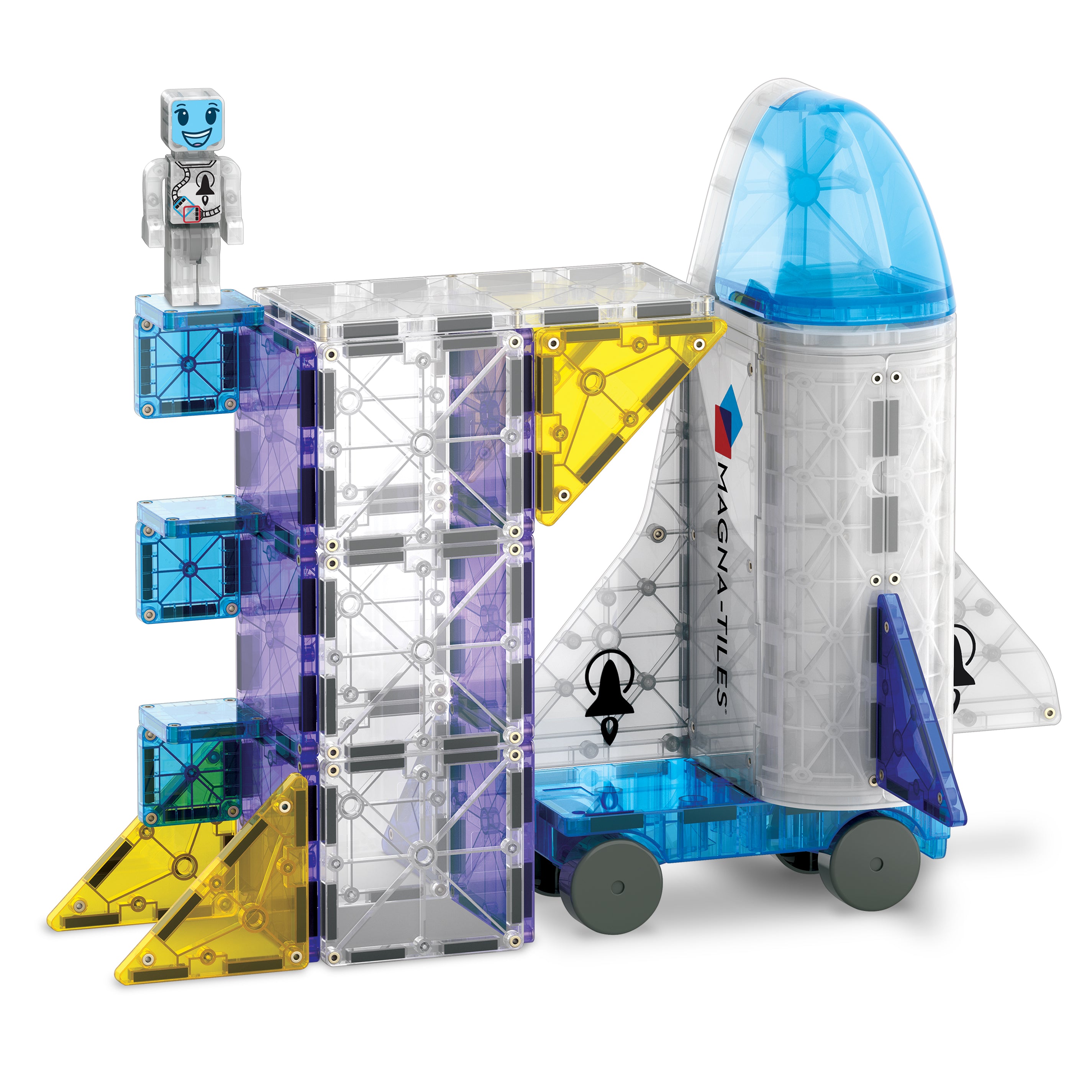 Μαγνητικό Παιχνίδι 32 κομματιών Space + Micro mags 3ετών+ Magna-Tiles 242032