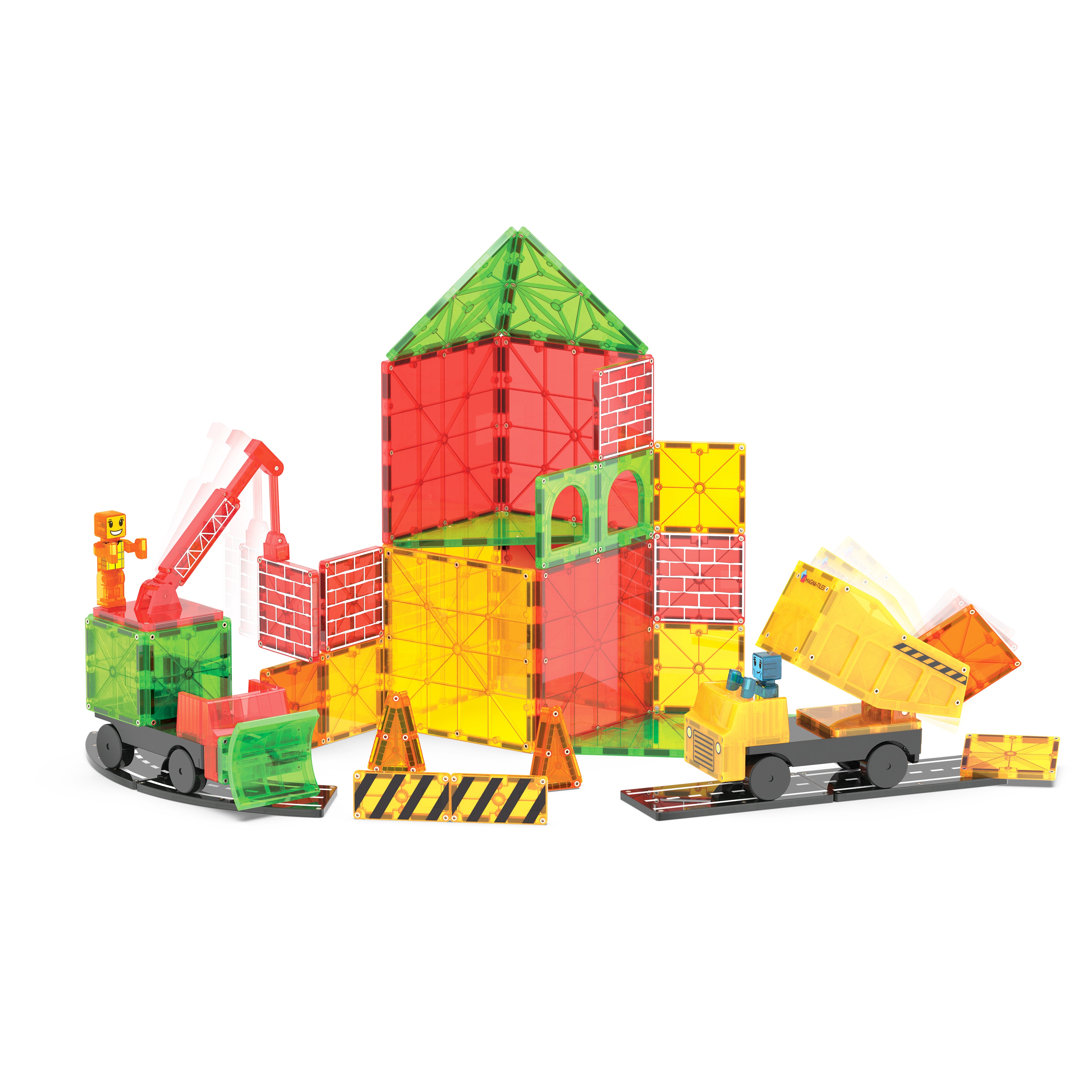 Μαγνητικό Παιχνίδι 50 κομματιών Builder XL 3ετών+ Magna-Tiles 242050