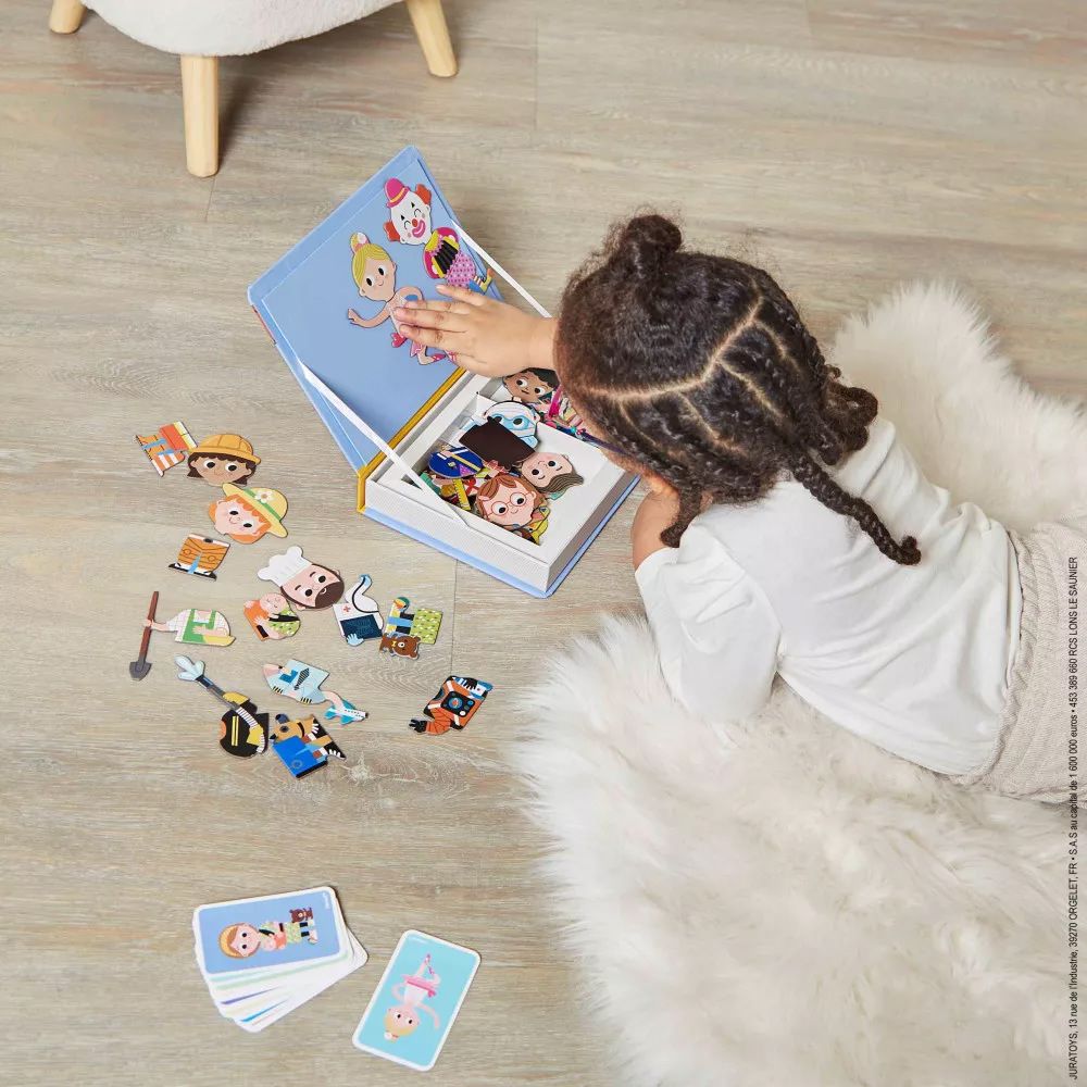 Kid's Magnet book Professions 3Y+ Janod